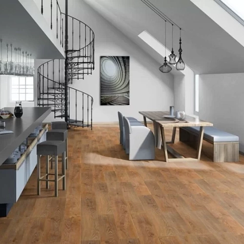 ДУБ НАТУР СВЕТЛО КОРИЧНЕВЫЙ ЛАМИНАТ  TARKETT  ESTETICA ламинат для пола